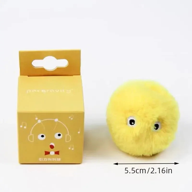 Interactive Ball For Cats kitten Toys Plush Electric Cats Clip Cats Pet Products Kittens Make Sounds When Touched Toy Things